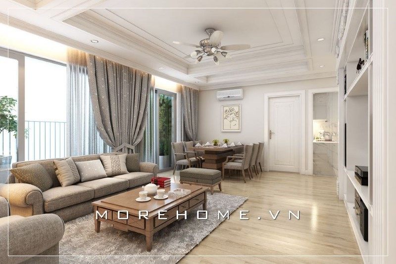 Ghế sofa có thiết kế đơn giản nhưng lạ, khiến khách đến chơi nhà có ấn tượng rất tốt.